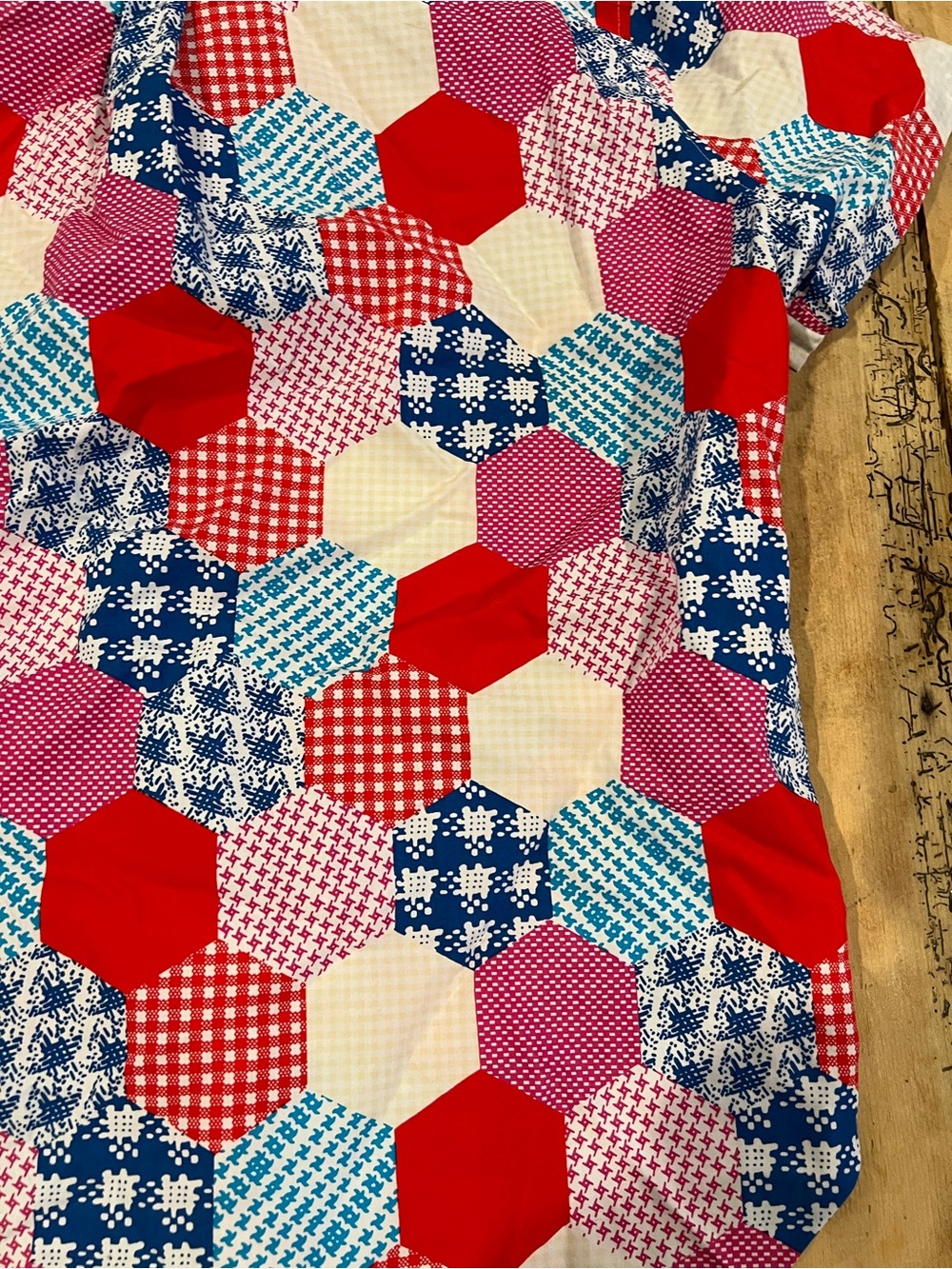 Land’s End print camp shirt, women’s 16P - Picture 4 of 4